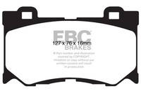 EBC Brakes Bremsbelagsatz BremsklöTze FüR Infiniti Q70 Y51 Q60 Coupe Q50