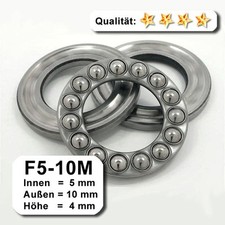 2 Stk. Axial-Kugellager F5-10M (5x10x4), F5-10M