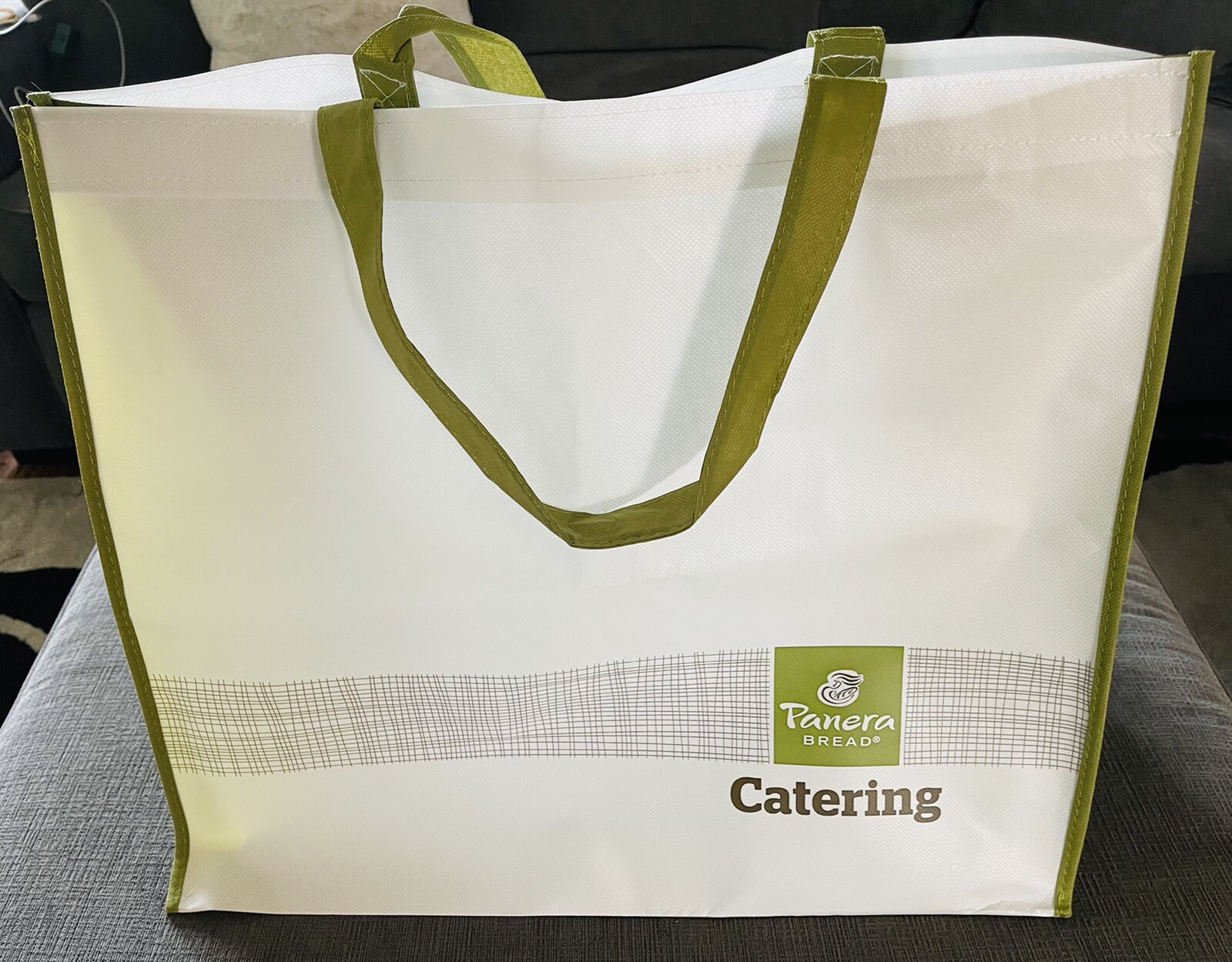Panera Bread Catering Tote 21 x 12 x18 Very Large Reusable Grocery