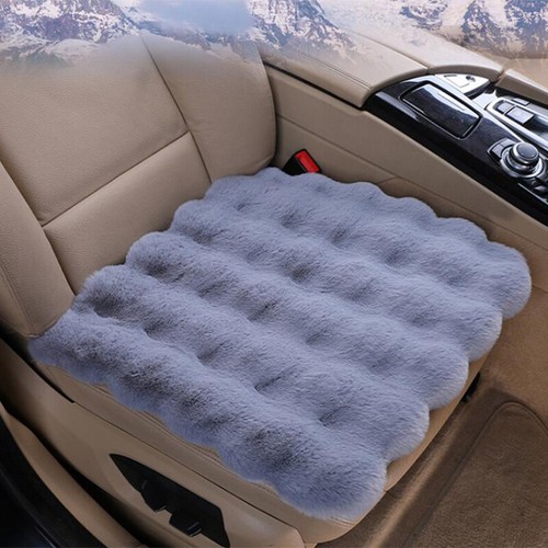 Fake Rabbit Fur Winter Car Seat Cushion Front Rear Seat Cover Thick Plush Soft - Picture 22 of 36