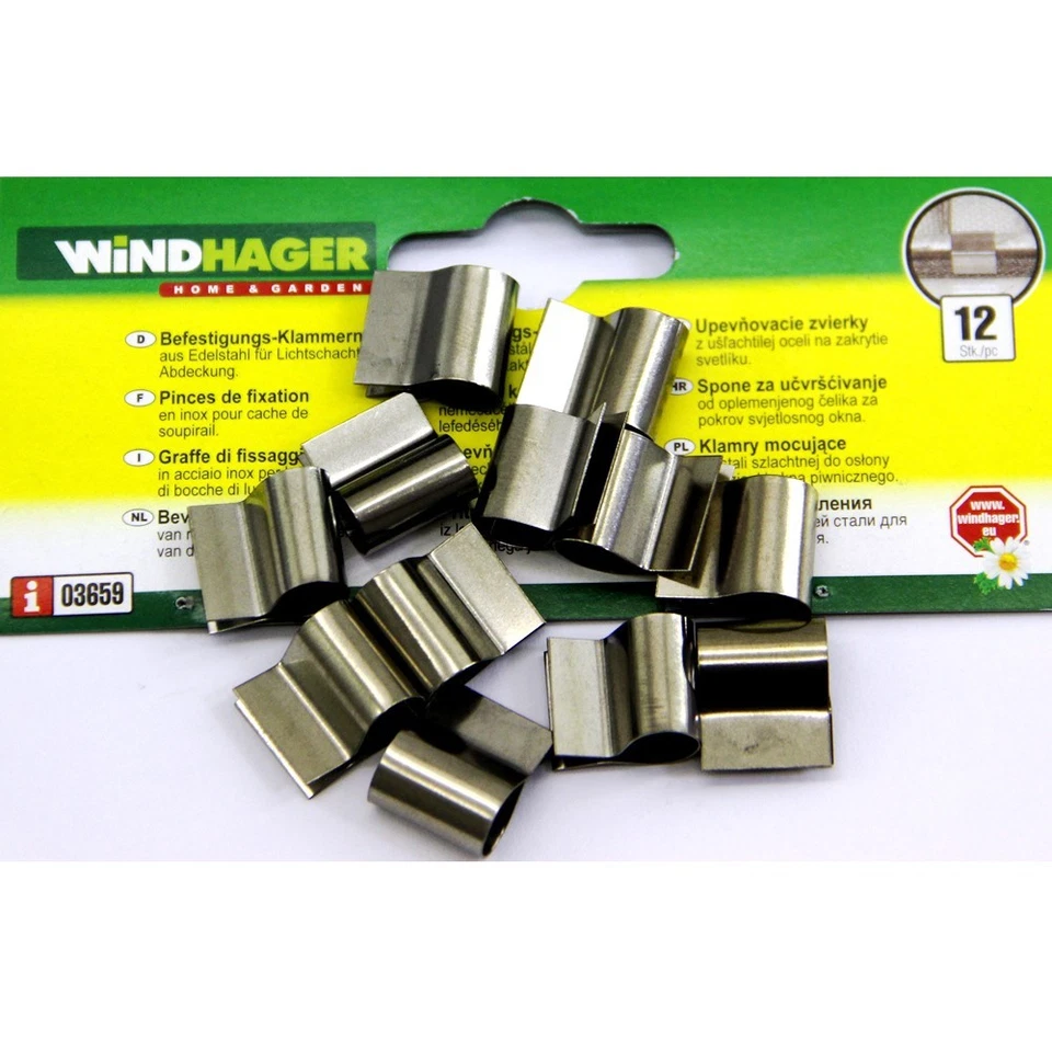 Lichtschacht Abdeckung Edelstahl, Fiberglas inkl. Klammern Gewebe Kellerschacht - Bild 2 von 2