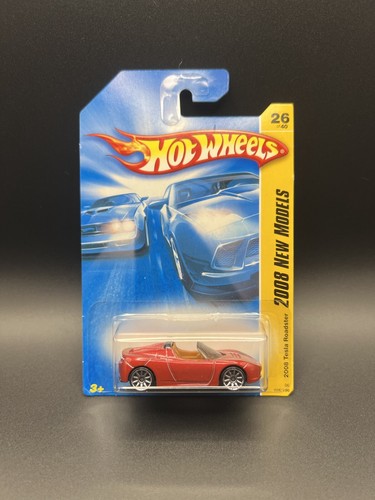 Hot Wheels High Graded NEAR MINT 8.75 | 2008 Tesla Roadster Red - Picture 5 of 9