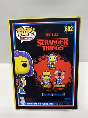 Funko Pop Stranger Things Eleven Netflix #802 SE Black Light