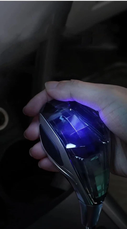 Para Toyota TODO Universal Coche Manija Cristal Perilla de Cambio de Marchas con LED Foto 3 de 4