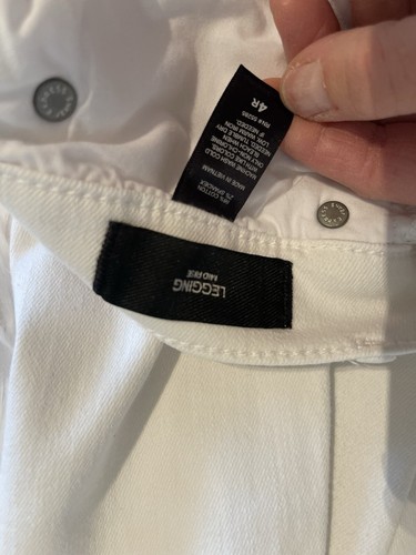 Express Jeans Mid Rise Stretch Legging Womens Size 4 WHITE NWOT - Picture 6 of 8