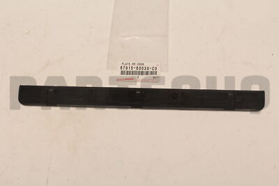 6791560030C0 Genuine Toyota PLATE, REAR DOOR SCUFF, OUTSIDE, RH/LH