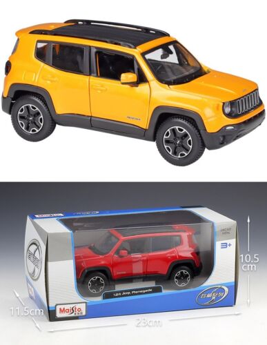 MAISTO 1:24 JEEP Renegade Alloy Diecast Vehicle Car MODEL TOY Gift Collection - Picture 1 of 8