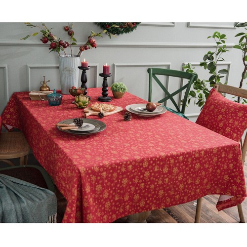 Rectangular Tablecloth Evening Party Printed Dining Table Cloth Cover Home Decor - Picture 14 of 23