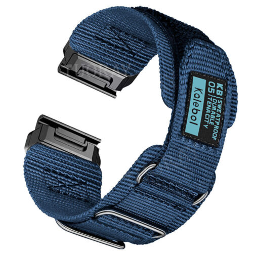 Nylon Watch Band Strap For Garmin Fenix E 8 7 7X 6 6X 5 5X Tactix Epix Enduro 3 - Picture 16 of 25