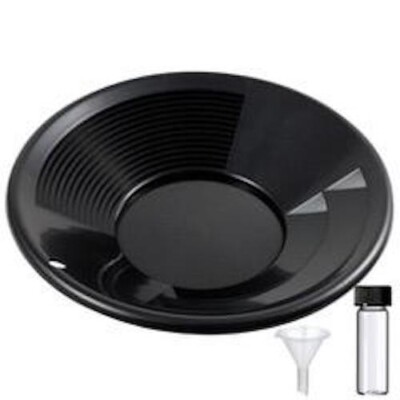Sluice Monkey 10'' Black Gold Pan Panning Kit