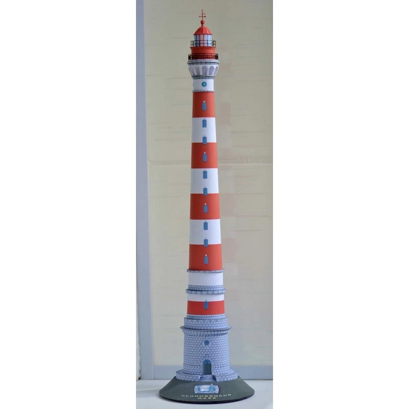 OREL 317 1/150 Osinovetsky lighthouse Russia, 1910 Paper model kit - Image 2 of 3