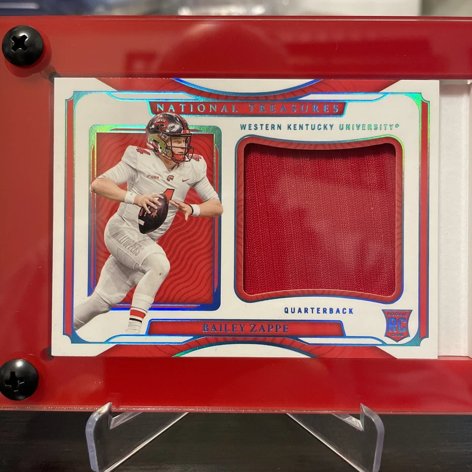 2022 bailey zappe RPA national treasures booklet! #22/25! card no.SB-BZA clean! - Image 2 of 4