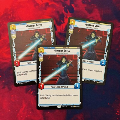 Barriss Offee Star Wars Unlimited Twilight Of The Republic TWI SWU 042 Playset