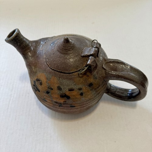 SANDRA JOHNSTONE CALIFORNIA STUDIO POTTERY RAKU TEAPOT OOAK - VOULKOS & SOLDNER - Picture 6 of 15
