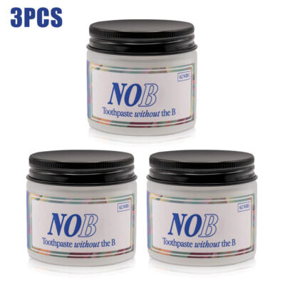 3 Stück NOBS 62 Tabletten - Zahnpasta NOBS Zahnpasta ohne BS 2024 UK-
