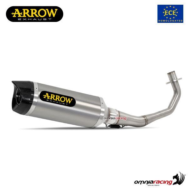 Arrow full system Thunder approved in titanium for Honda CB125R 2021-2023