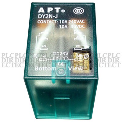 NEW   APT DY2N-J Intermediate Relay   24V 10A 30V #D7