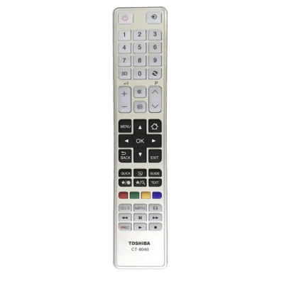 MARKENLOS Neu Original CT-8040 für Toshiba TV Fernbedienung CT8040 CT8041 CT8035 CT8046