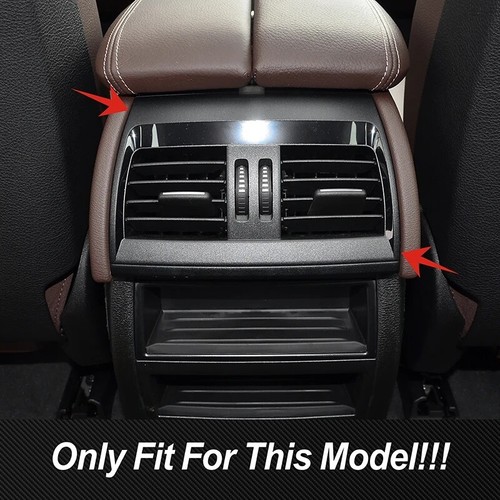 Pegatinas de marco de decoración con salida de aire acondicionado trasera para automóvil para BMW X5 X6 F15 F16 - Imagen 3 de 4