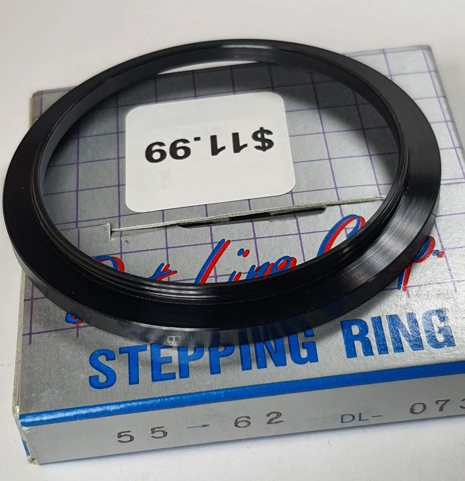 55-62mm Metal Step Up Lens Filter Converting Adapter Ring 55mm-62mm E55-E62 - Image 4 of 4