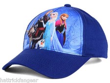 Disney's Frozen Movie Character Group Shot Youth Baseball Cap Hat