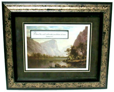 Mountains Landscape Framed Art Mirror Lake Albert Bierstadt Religious Fishing Mountains Landscape Framed Art Mirror Lake Albert Bierstadt Religious Fishing