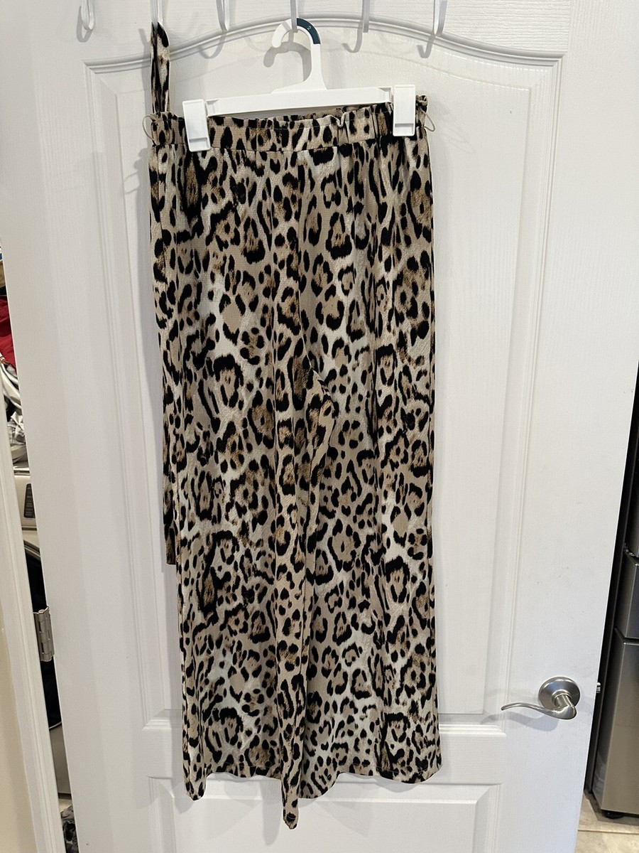 パンツ BEEDEN leopard wide pants Size S beeden LEOPARD PRINT WIDE STRAIGHT PANTS