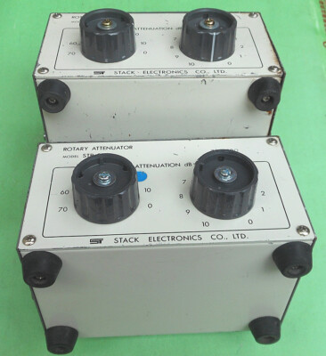 1pc STACK STP 015 0-80dB/2GHz N Handle step attenuator #E6