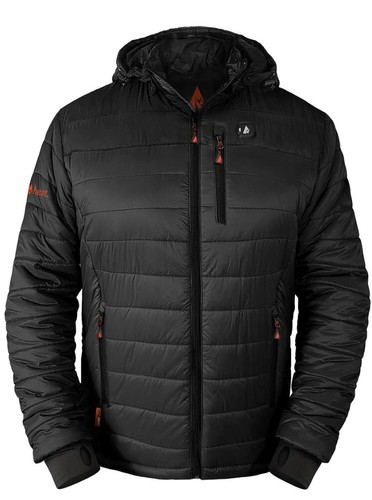 NEW / ActionHeat Mens 5V Battery Heated Insulated Puffer Jacket W/ Hood - MEDIUM - 第 1/5 張圖片