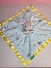 GOODNIGHT MOON BUNNY Lovey Plush Security Blanket Satin Border By Kids Preferred