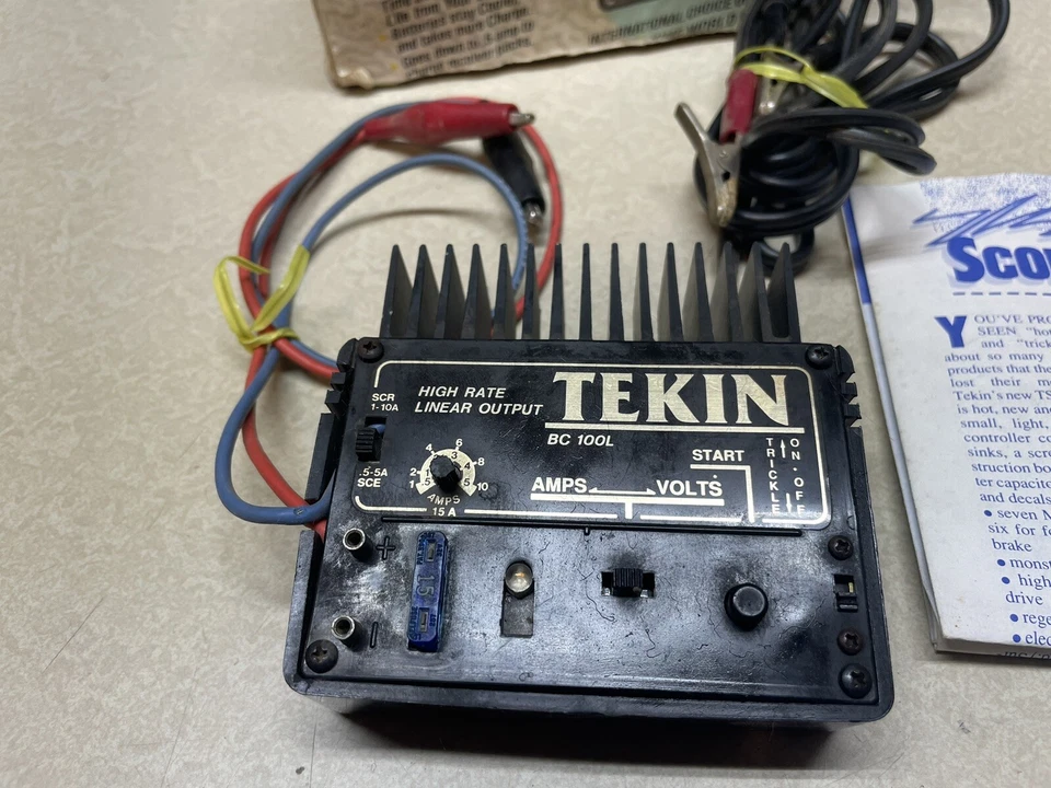 Vintage Tekin BC100L Linear Output Charger Untested - Image 2 of 4