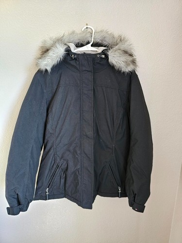 Tommy Hilfiger Outerwear Herren Mantel schwarz mit abnehmbarer Kapuze Größe L - Bild 3 von 12