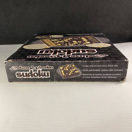 Deluxe Wooden Sudoku Board Game, Brand New - Picture 5 of 6