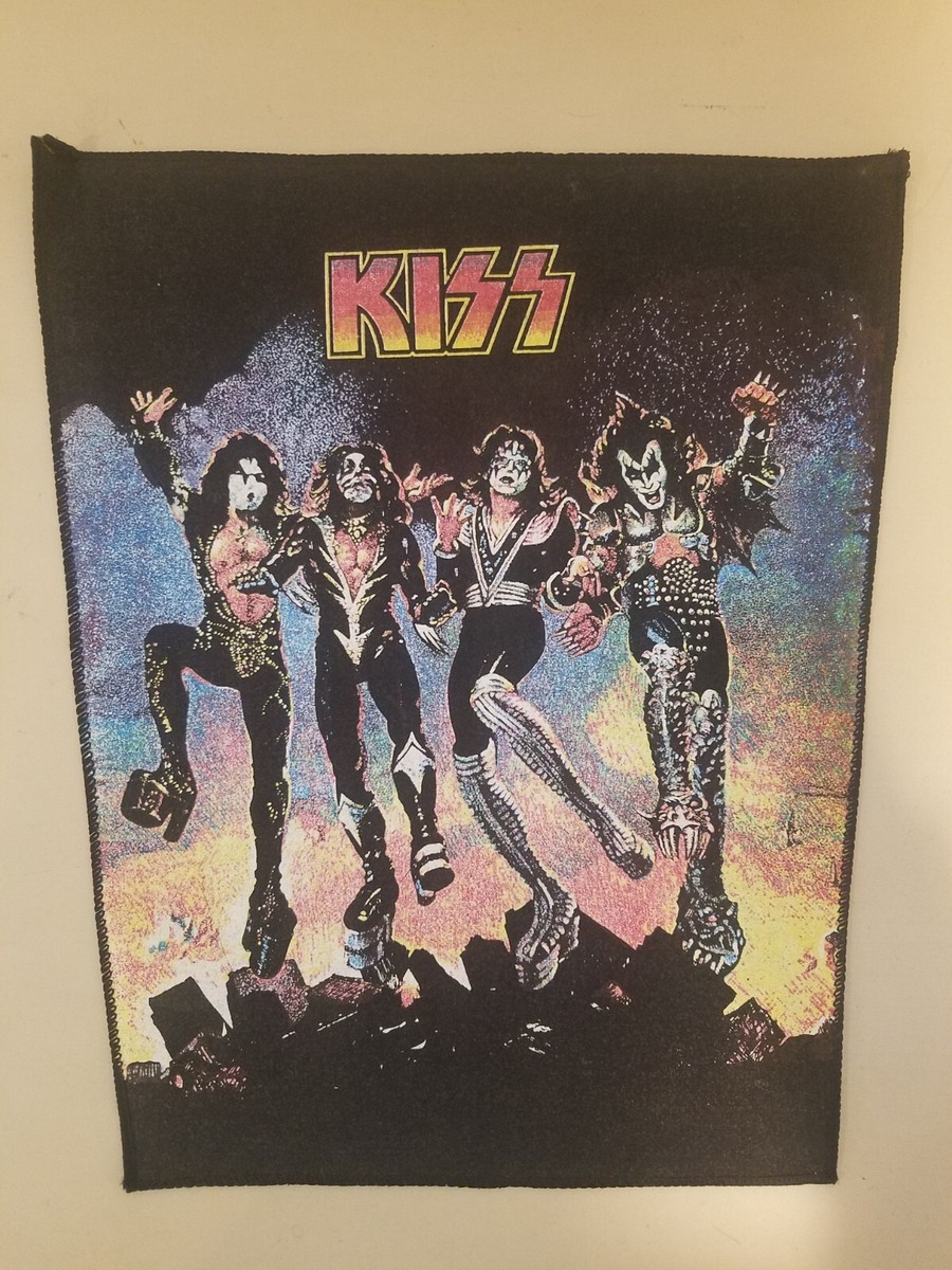 KISS RARE Large Destroyer Album Cover Back Patch Ace Frehley