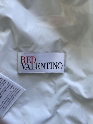 Red Valentino Black/White Long Sleeved Hooded Lightweight Red Valentino Black/White Long Sleeved Hooded Lightweight