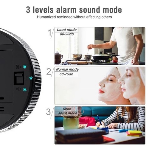 LED Magnetic Digital Kitchen Timer Countdown Cooking Loud Alarm Stopwatch Hot CF - Picture 6 of 13