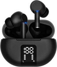 Bluetooth 5.3 Wireless in Ear with 4 ENC Noise Cancelling Mic Earbuds, IP7, 38H