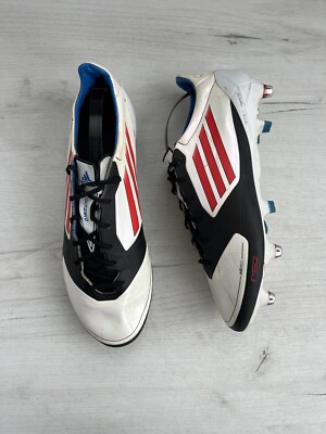 Adidas F50 Adizero White Black Exclusive Football Cleats Soccer