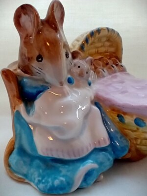 BP3a Hunca Munca Beatrix Potter Beswick England Ausgabe 1973 - 1974 Vintage