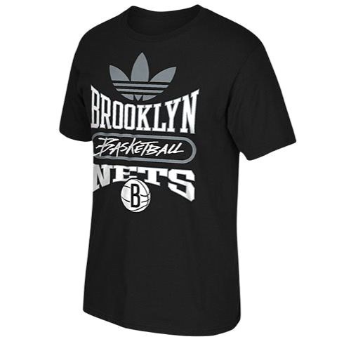 Adidas Originals - Brooklyn Nets Urban Athletic T-Shirt - Men's S-2XL  NWT - Picture 1 of 1