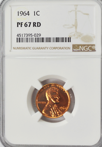 1964-1c-Proof-Lincoln-Memorial-Cent-NGC-PF-67-RD-Beautiful-Coin-Gem-Unc