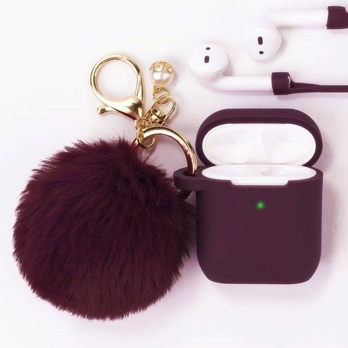 Funda Airpods, Funda Airpod Para Apple Airpods 2 Y 1 Funda De Carga, Burg |  eBay