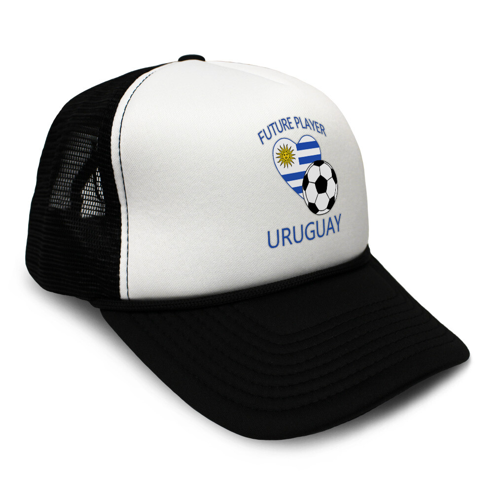 Future Soccer Player Trucker Hat - Uruguay America Cup - Adjustable Polyester Cap