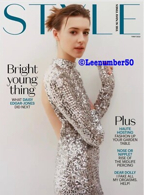 Sunday Times Style Magazine Daisy Edgar-Jones 1/5/22 New Uk Normal People