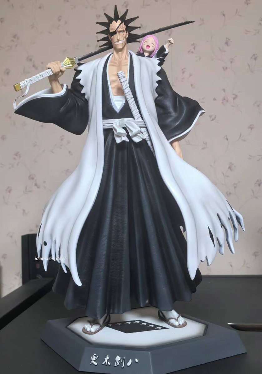 Verve Studio Bleach Zaraki Kenpachi Kusajishi Yachiru Resin Statue