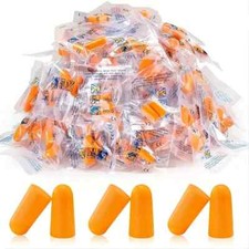 50pairs Anti-Noise Foam Ear Plugs - Perfect For Sleeping, Studying, Working