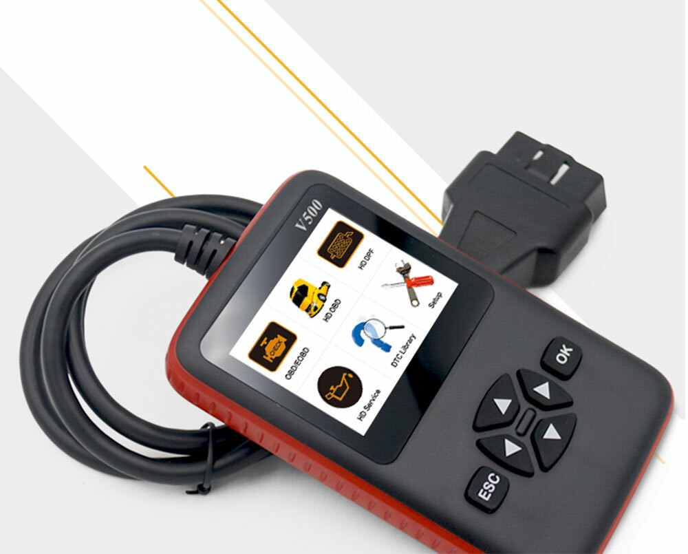 Heavy Duty Truck Scanner Crhd V500 Creader Code Reader Diagnostic Tool