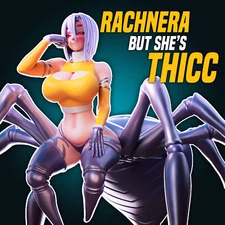 Thicc Arachnera Rachnerea Monster Girl 1/7 Scale Figure Resin Model Garage Kit
