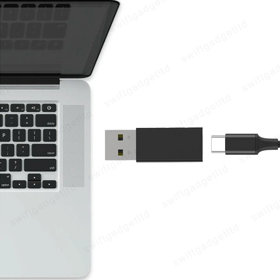 Adaptador USB C hembra a USB A macho tipo C cargador cable de datos convertidor Foto 3 de 3