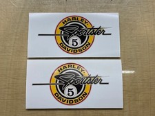 Adesivi serbatoio Harley-Davidson, Decal Moto Tank Sportster 5 1990 1992